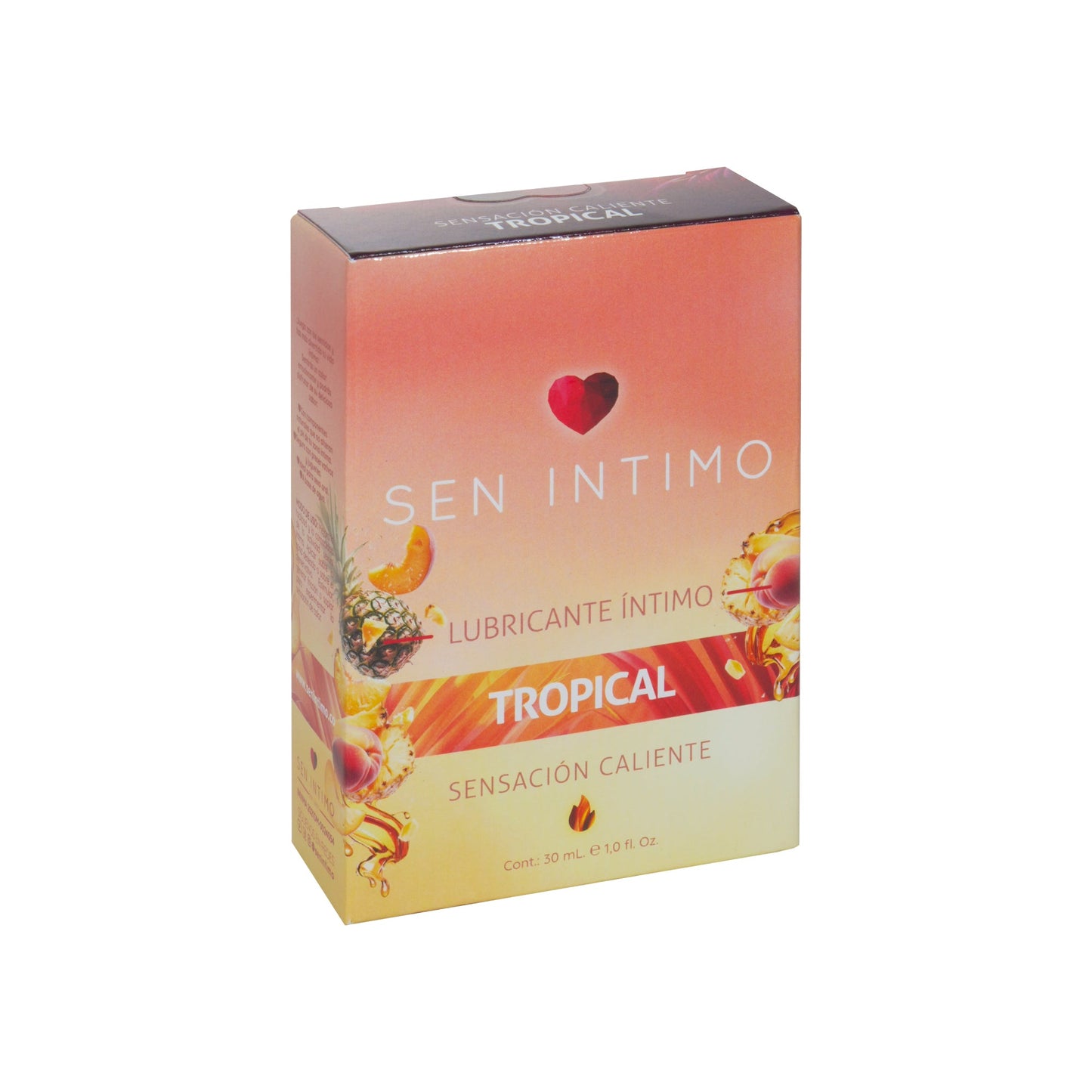 Lubricante Íntimo Caliente Tropical X30ml Sen Intimo