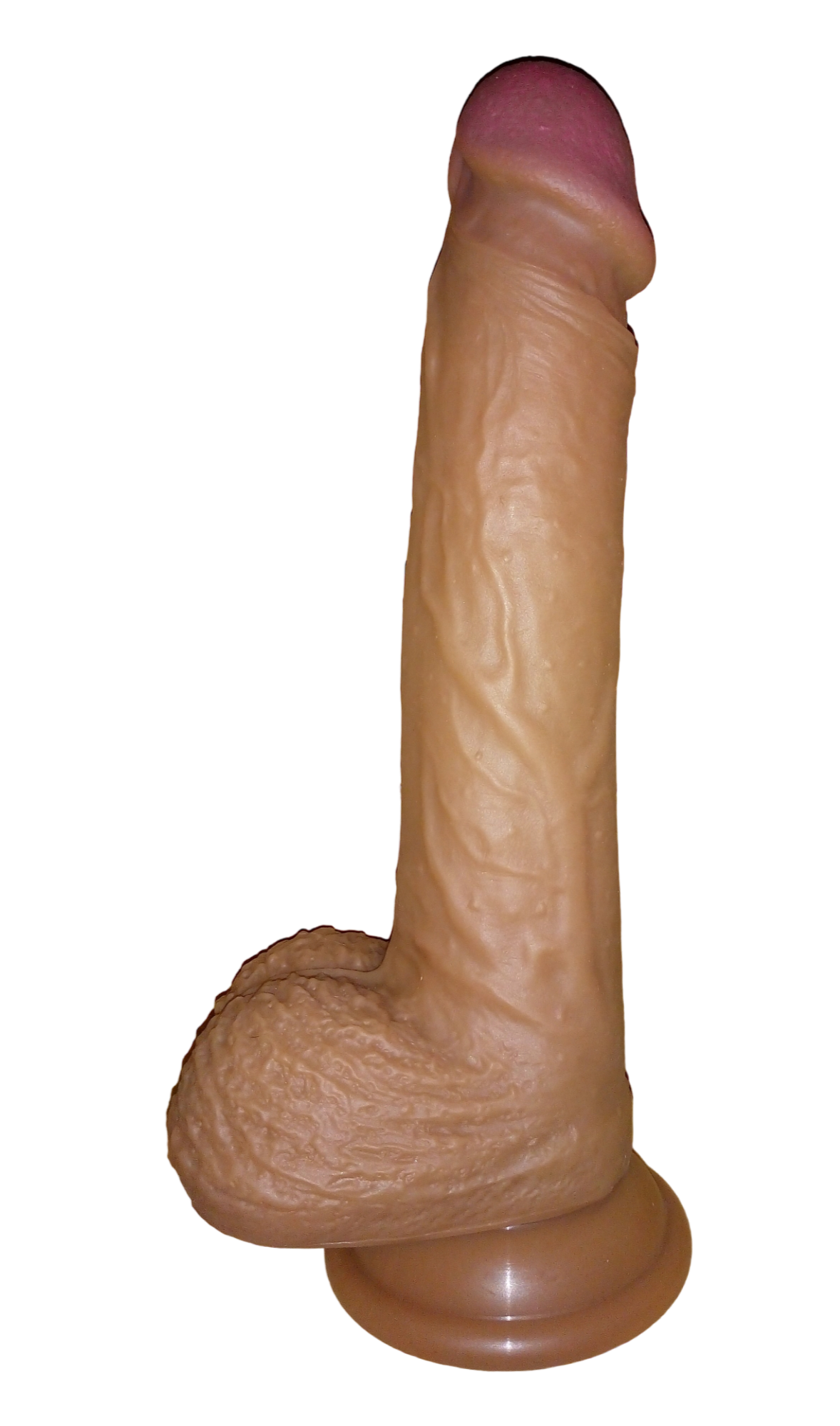 RealKing – Dildo Realista con Ventosa Potente y Testículos Texturizados
