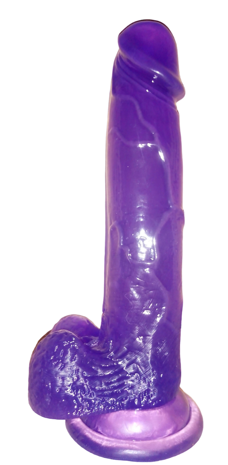 Morado Intenso – Dildo Realista con Ventosa