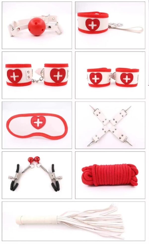 Kit Bondage Enfermera 9 Piezas, foto 3