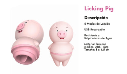 Vibrador Licking Pig