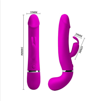 Dildo Silicona Henry Eyaculador Estimulador de Clítoris