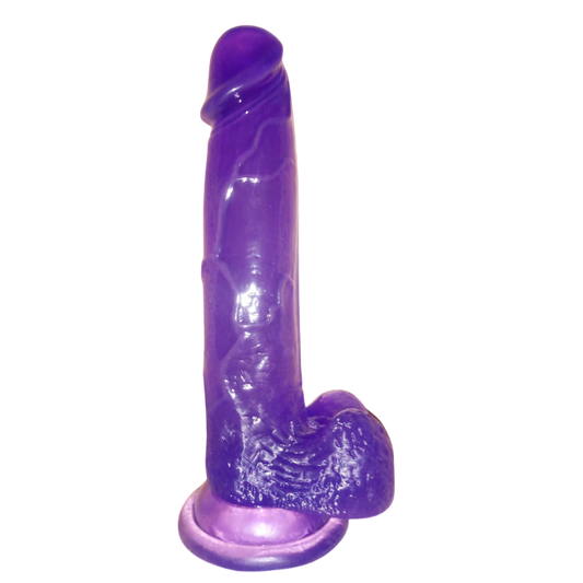 Morado Intenso – Dildo Realista con Ventosa