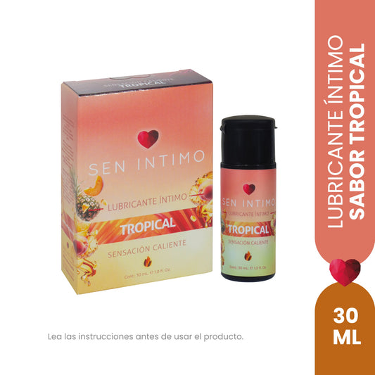 Lubricante Íntimo Caliente Tropical X30ml Sen Intimo
