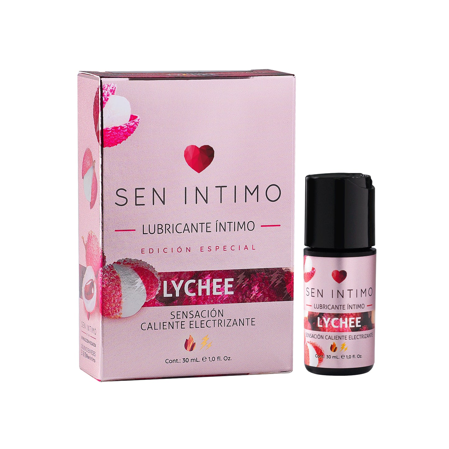 Lubricante Electrizante Lychee 30ml Sen Intimo