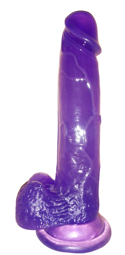 Morado Intenso – Dildo Realista con Ventosa