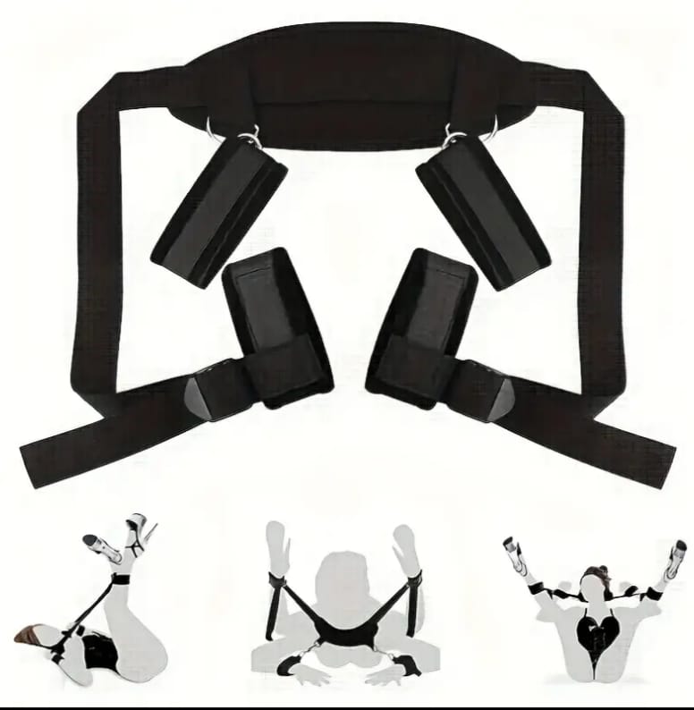 Arnés Erótico con Soporte de Piernas y Almohada