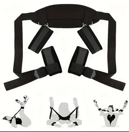Arnés Erótico con Soporte de Piernas y Almohada