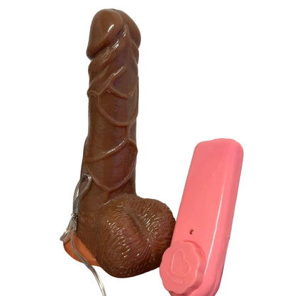 Vibrador Realista Chocolate Pequeño