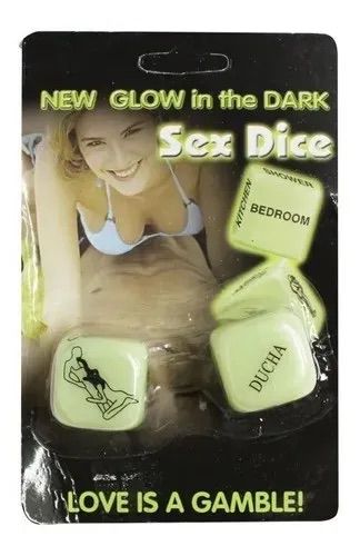 Dados Erotic Neón (posición y lugar )