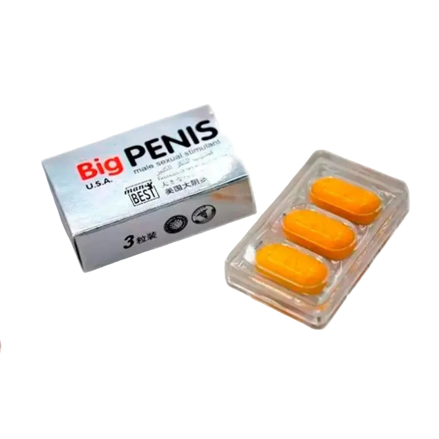 Potenciador Masculino Big Penis X3