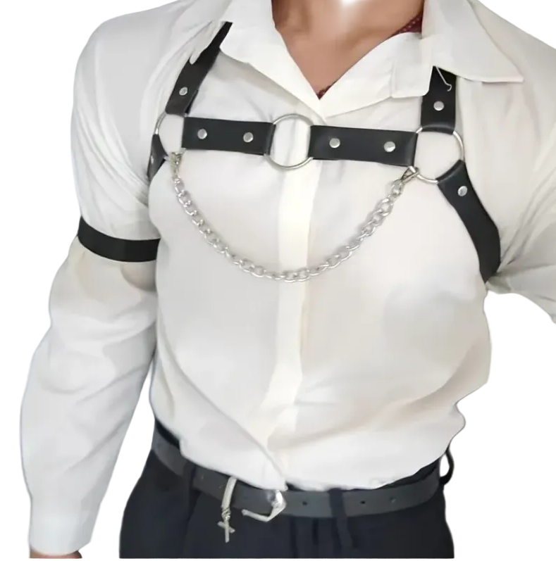 Arnés Eclipse Chain – Estilo que Domina Miradas