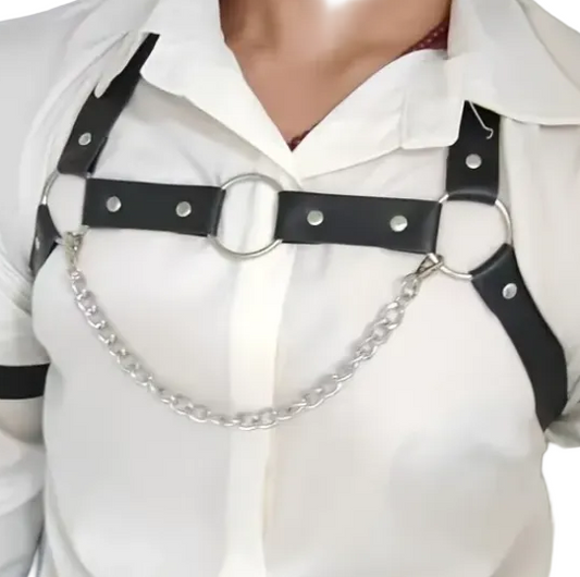 Arnés Eclipse Chain – Estilo que Domina Miradas
