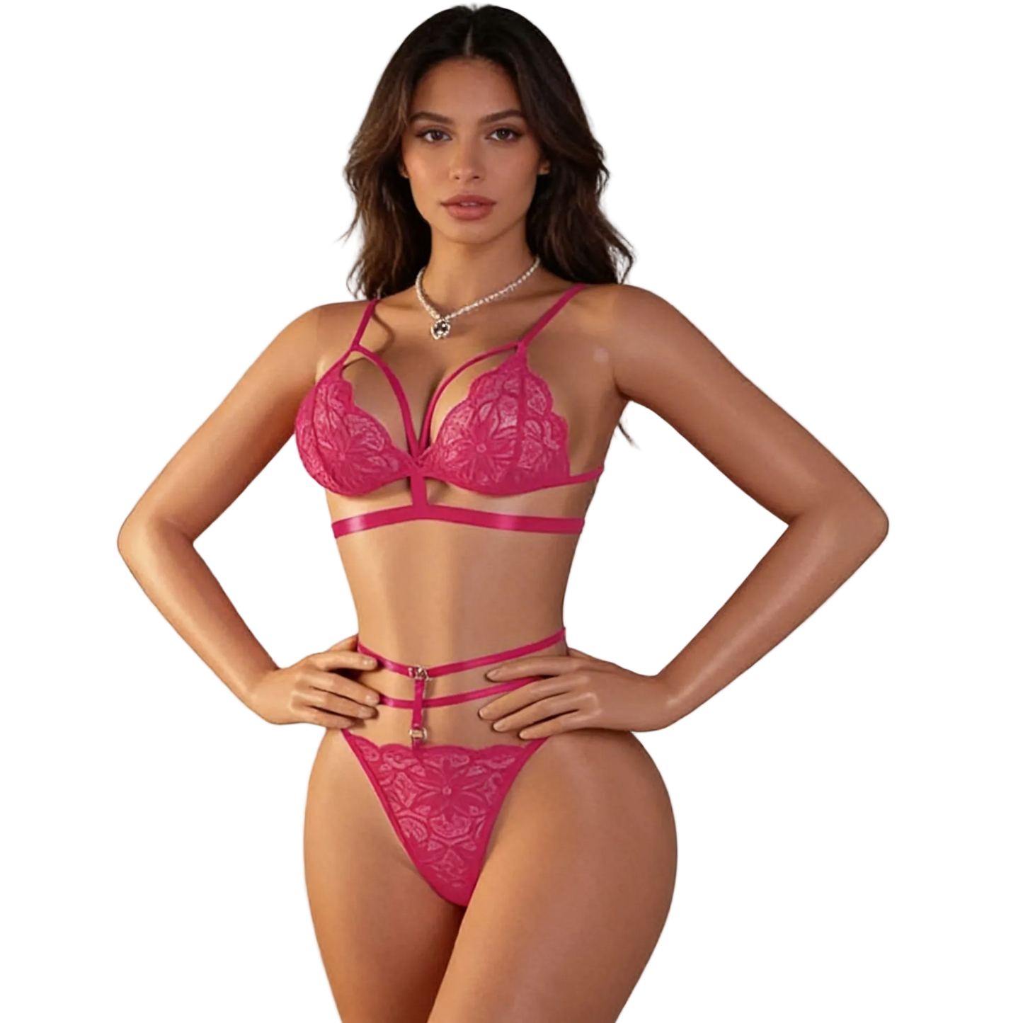 Set Obsesión Nocturna - Fucsia