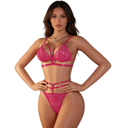 Set Obsesión Nocturna - Fucsia