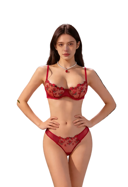 Set Rosa Encantadora - Vinotinto