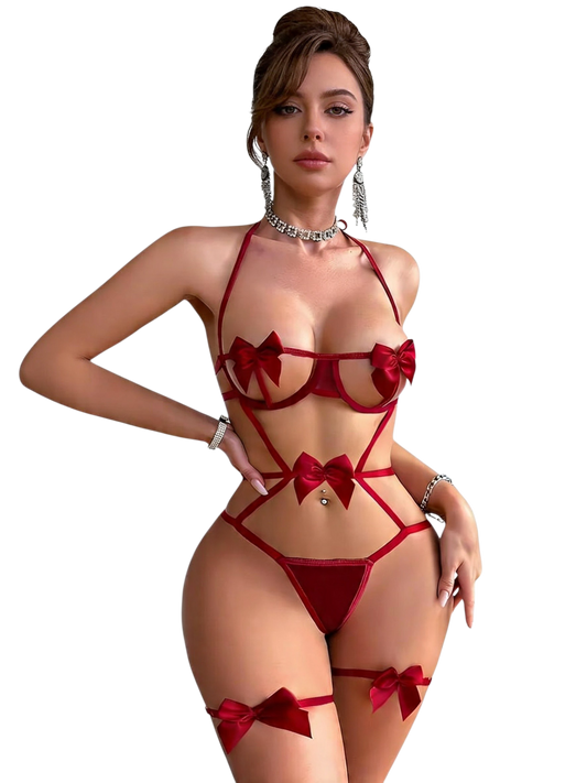 Body Lazos de Deseo con Ligas