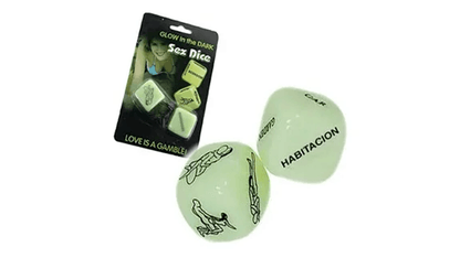 Dados Erotic Neón (posición y lugar )